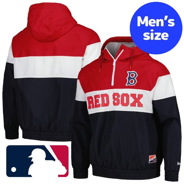 【送料無料】 MLB公式 ニューエラ New Era メンズ ウィンドブレーカー アウタージャケット 吉田正尚 ボストン・レッドソックス Boston Red Sox New Era Ripstop Windbreaker Jacket