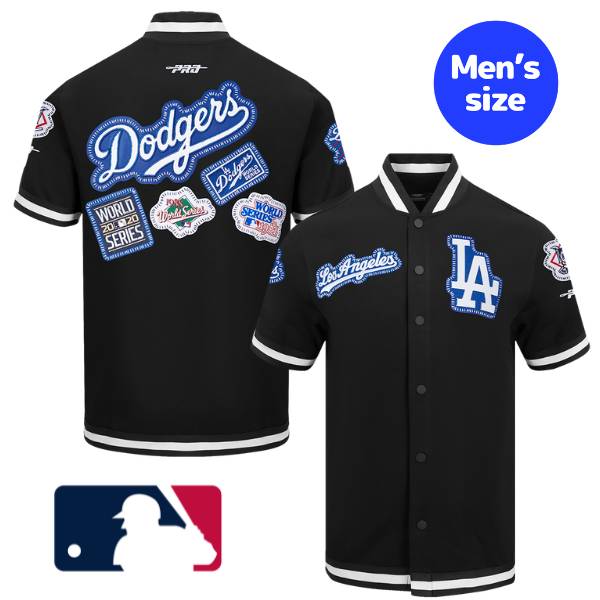 【送料無料】 MLB公式 メジャーリーグオフィシャル メンズ ジャケット スタジャン アウター 半袖トップス Pro Standard プロスタンダード 大谷翔平 山本由伸 佐々木朗希 ロサンゼルス・ドジャース LOS ANGELES DODGERS DIY PICK STITCH JACKET