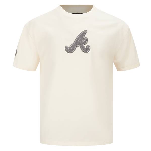 【送料無料】 MLB公式 メジャーリーグオフィシャル メンズ 半袖トップス Tシャツ Pro Standard プロスタンダード アトランタ・ブレーブス ATLANTA BRAVES REVERSE FRENCH TERRY COTTON JERSEY DROP SHOULDER TOP