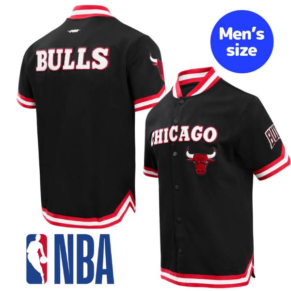 【送料無料】 NBA公式 オフィシャルアイテム メンズ ジャケット スタジャン アウター 半袖トップス Pro Standard プロスタンダード シカゴ・ブルズ CHICAGO BULLS CLASSIC MEN'S WARM UP JACKET