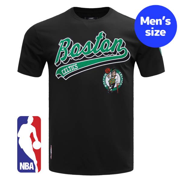 【送料無料】 NBA公式 オフィシャルアイテム メンズ 半袖トップス Tシャツ Pro Standard プロスタンダード ボストン・セルティックス BOSTON CELTICS SCRIPT TAIL MEN'S TEE