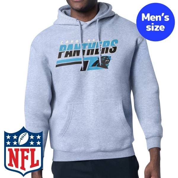 【送料無料】 NFL公式 メンズ パーカー 長袖トップス トレーナー フーディー スターター Starter カロライナ・パンサーズ Carolina Panthers Starter Logo Push Graphic Hoodie
