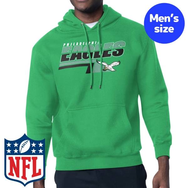 【送料無料】 NFL公式 メンズ パーカー 長袖トップス トレーナー フーディー スターター Starter フィラデルフィア・イーグルス Philadelphia Eagles Starter Logo Push Graphic Hoodie
