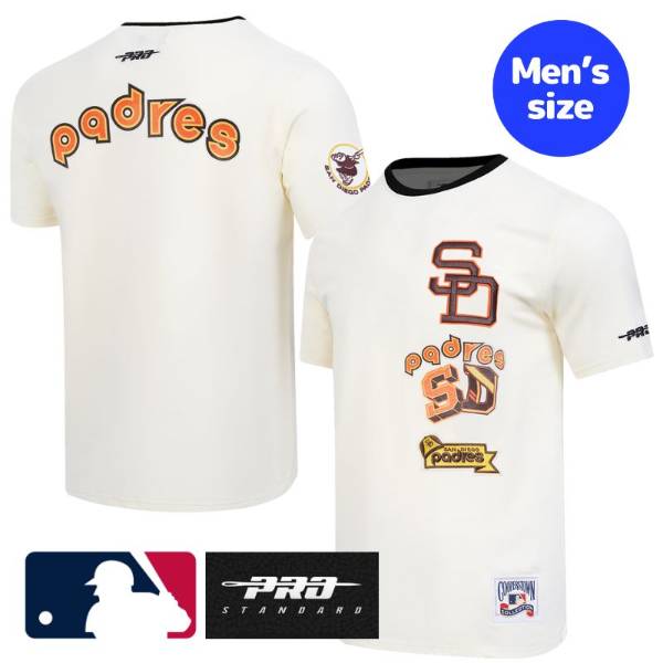 【送料無料】 MLB公式 正規品 メンズ Tシャツ 半袖トップス メジャーリーグオフィシャル ダルビッシュ有 サンディエゴ・パドレス プロスタンダード Pro Standard SAN DIEGO PADRES RETRO CASCADE MEN'S RINGER TOP T-SHIRT 16,247円