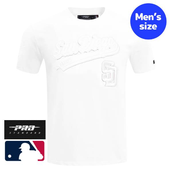 【送料無料】 MLB公式 正規品 メンズ Tシャツ 半袖トップス メジャーリーグオフィシャル ダルビッシュ有 サンディエゴ・パドレス プロスタンダード Pro Standard SAN DIEGO PADRES WHITE OUT MEN'S SINGLE JERSEY TOP T-SHIRT