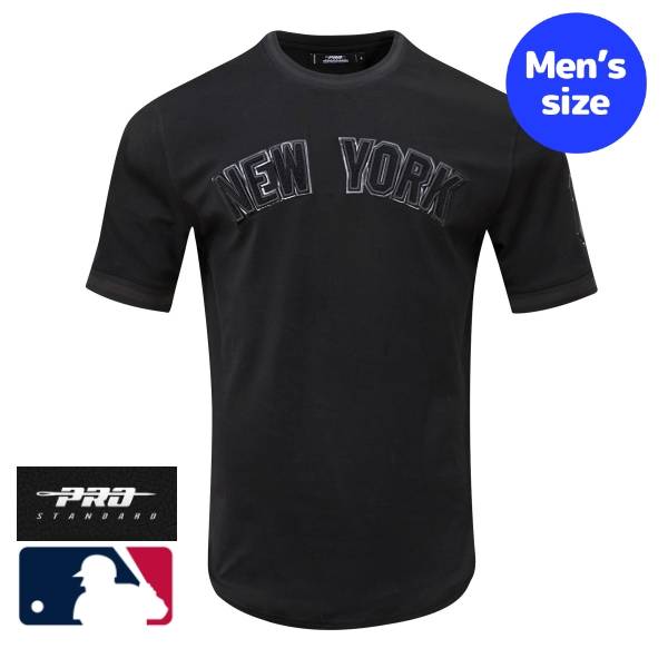 【送料無料】 MLB公式 正規品 メンズ Tシャツ 半袖トップス メジャーリーグオフィシャル ジャッジ ニューヨーク・ヤンキース プロスタンダード Pro Standard NEW YORK YANKEES TRIPLE BLACK PRO TEAM MEN'S TOP T-SHIRT