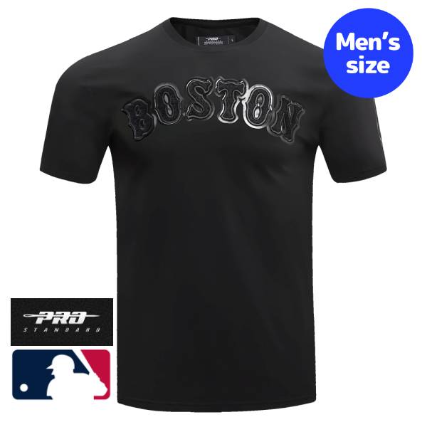 【送料無料】 MLB公式 正規品 メンズ Tシャツ 半袖トップス メジャーリーグオフィシャル 吉田正尚 ボストン・レッドソックス プロスタンダード Pro Standard BOSTON RED SOX TRIPLE BLACK MEN'S TOP T-SHIRT