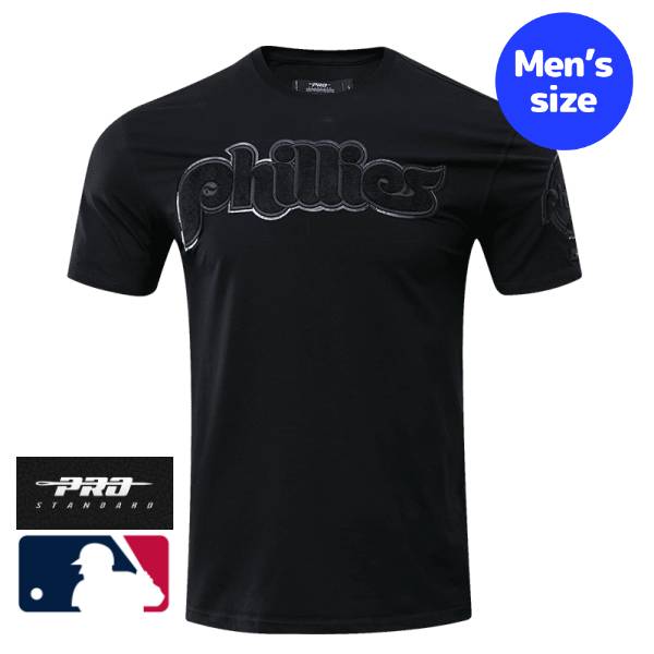 【送料無料】 MLB公式 正規品 メンズ Tシャツ 半袖トップス メジャーリーグオフィシャル フィラデルフィア・フィリーズ プロスタンダード Pro Standard PHILADELPHIA PHILLIES TRIPLE BLACK MEN'S TOP T-SHIRT 16,335円