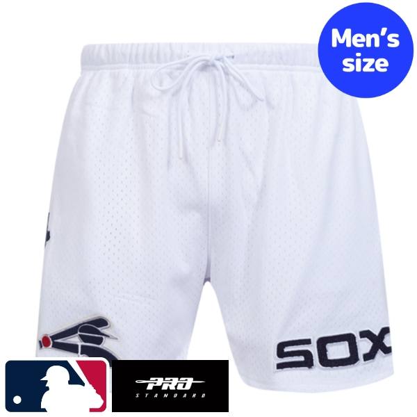 【送料無料】【正規品】 MLB公式 メジャーリーグオフィシャルアイテム メンズ 短パン ジャージ ハーフパンツ ショートパンツ ショーツ ボトムス プロスタンダード Pro Standard シカゴ・ホワイトソックス CHICAGO WHITE SOX SOUVENIR MEN'S MESH SHORT