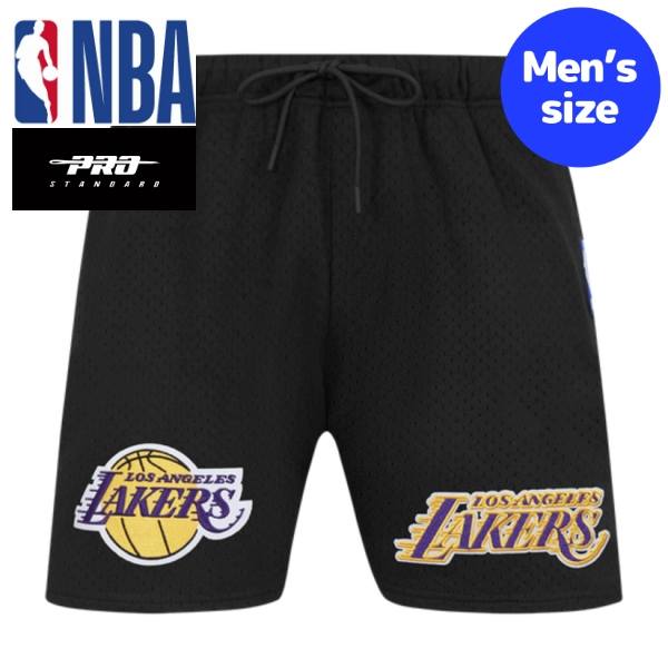 【送料無料】【正規品】 NBA公式 オフィシャルアイテム メンズ 短パン ジャージ ハーフパンツ ショートパンツ ショーツ ボトムス プロスタンダード Pro Standard ロサンゼルス・レイカーズ LOS ANGELES LAKERS SOUVENIR MEN'S MESH SHORT