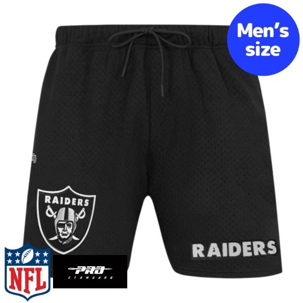 【送料無料】【正規品】 NFL公式 オフィシャルアイテム メンズ 短パン ジャージ ハーフパンツ ショートパンツ ショーツ ボトムス プロスタンダード Pro Standard ラスベガス・レイダース LAS VEGAS RAIDERS SOUVENIR MEN'S MESH SHORT