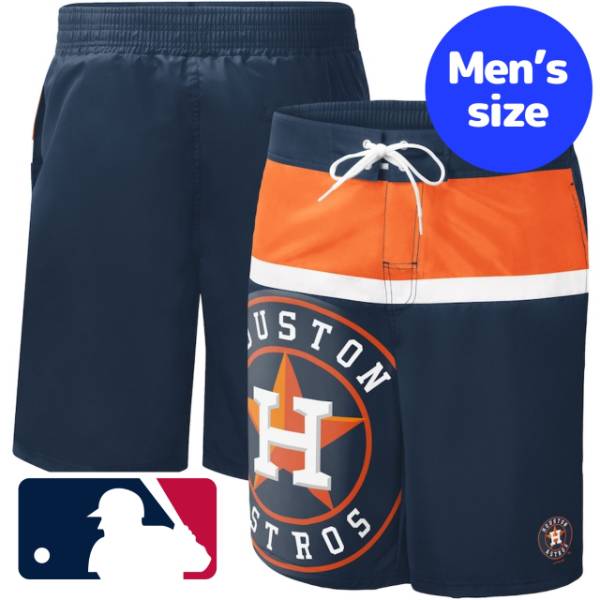 【送料無料】 MLB公式 メジャーリーグ メンズ スイムウェア 海水パンツ 海パン スイムスーツ スイムトランクス 海水浴 ビーチ プール ヒューストン・アストロズ Houston Astros Sea Wind Swim Shorts