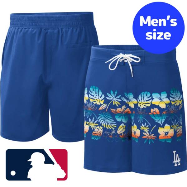 【送料無料】 MLB公式 メジャーリーグ メンズ スイムウェア 海水パンツ 海パン ビーチ プール ロサンゼルス・ドジャース 大谷翔平 山本由伸 Los Angeles Dodgers Breeze Volley Swim Shorts 15,385円