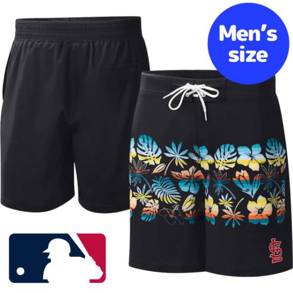 【送料無料】 MLB公式 メジャーリーグ メンズ スイムウェア 海水パンツ 海パン ビーチ プール セントルイス・カージナルス カーディナルス ヌートバー St. Louis Cardinals Breeze Volley Swim Shorts