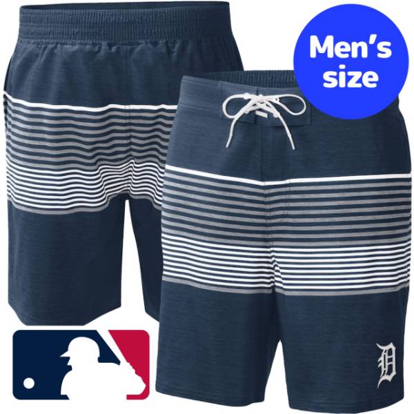 【送料無料】 MLB公式 メジャーリーグ メンズ スイムウェア 海水パンツ 海パン スイムトランクス ビーチ プール デトロイト・タイガース 前田健太 Detroit Tigers Coastline Volley Swim Shorts