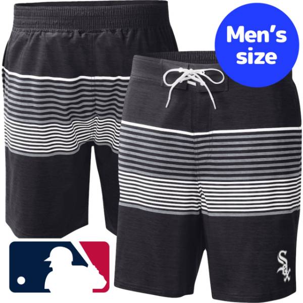 【送料無料】 MLB公式 メジャーリーグ メンズ スイムウェア 海水パンツ 海パン スイムトランクス ビーチ プール シカゴ・ホワイトソックス Chicago White Sox Coastline Volley Swim Shorts