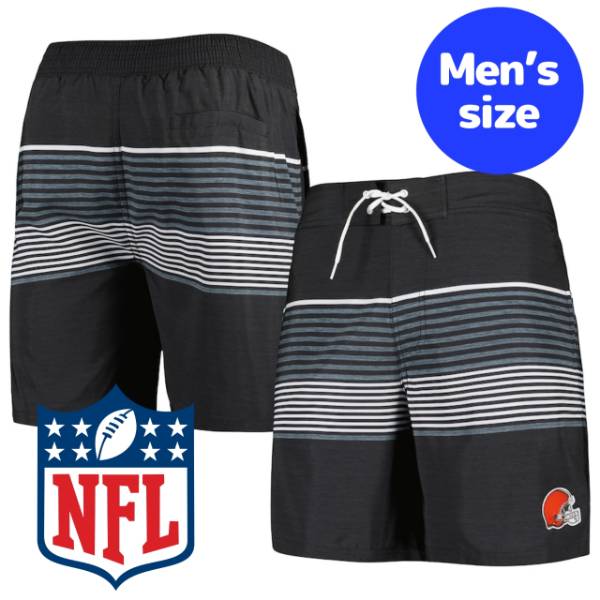 【送料無料】 NFL公式 アメフト メンズ スイムウェア 海水パンツ 海パン スイムトランクス 海水浴 ビーチ プール クリーブランド・ブラウンズ Cleveland Browns Coastline Volley Swim Shorts