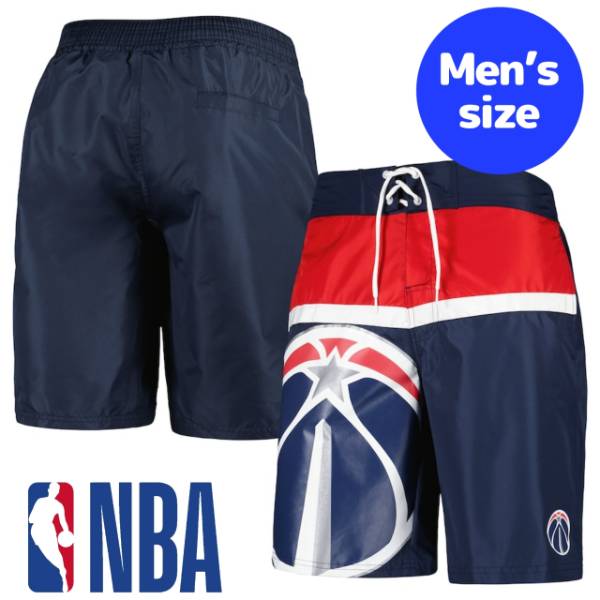 【送料無料】 NBA公式 メンズ スイムウェア 海水パンツ 海パン スイムスーツ スイムトランクス 海水浴 ビーチ プール ワシントン・ウィザーズ Washington Wizards Sea Wind Swim Trunks