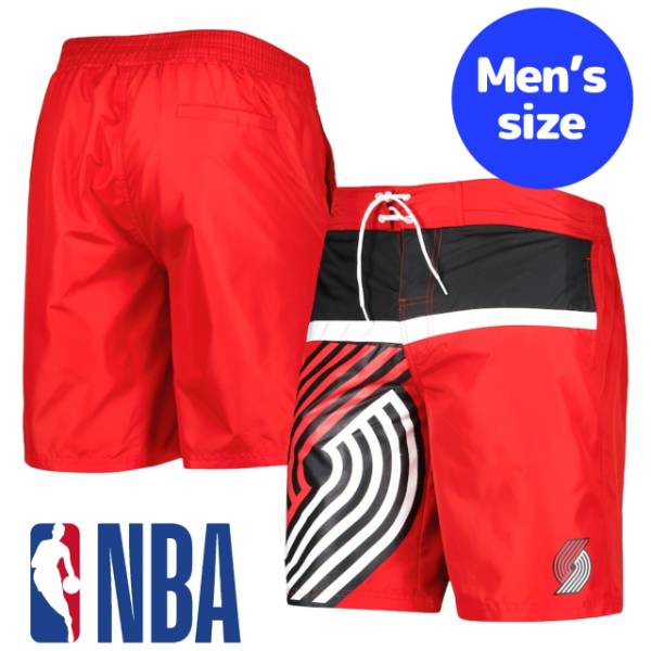 【送料無料】 NBA公式 メンズ スイムウェア 海水パンツ 海パン スイムトランクス 海水浴 ビーチ プール ポートランド・トレイルブレイザーズ Portland Trail Blazers Sea Wind Swim Trunks
