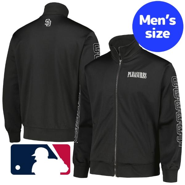 【送料無料】 MLBオフィシャル メンズ トラックジャケット ジャージ Black ダルビッシュ有 サンディエゴ・パドレス San Diego Padres PLEASURES Pitcher Track Jacket