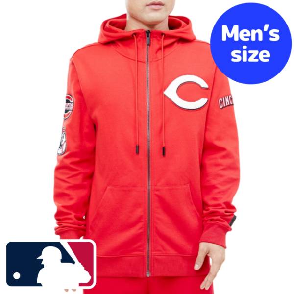 【送料無料】 Pro Standard プロスタンダード MLBオフィシャル メジャーリーグ公式 メンズ パーカー フーディー 長袖トップス シンシナティ・レッズ CINCINNATI REDS CLASSIC CHENILLE HOODIE