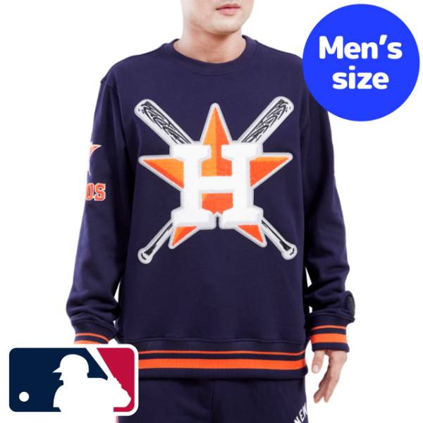 【送料無料】 Pro Standard プロスタンダード MLBオフィシャル メジャーリーグ公式 メンズ トレーナー 長袖トップス ヒューストン・アストロズ HOUSTON ASTROS MASHUP CREWNECK