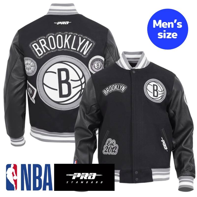 楽天市場】ブルックリン・ネッツ スタジャン NBA マジェスティック