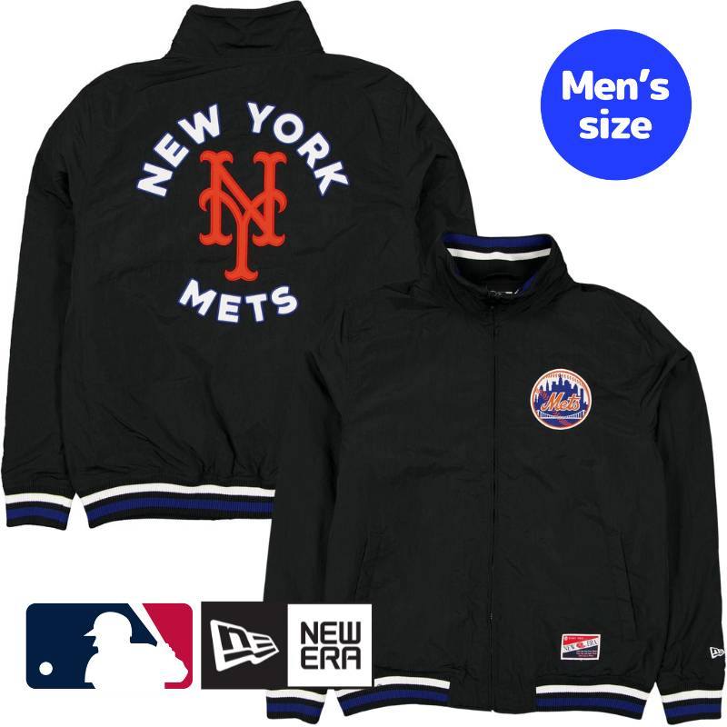 【送料無料】 MLB公式 メンズ アウター コーチジャケット ナイロンジャケット ウィンドブレーカー ジャンパー ニューヨーク・メッツ 千賀滉大 New York Mets Throwback Nylon Jacket ニューエラ New Era｜USキッズウェア店