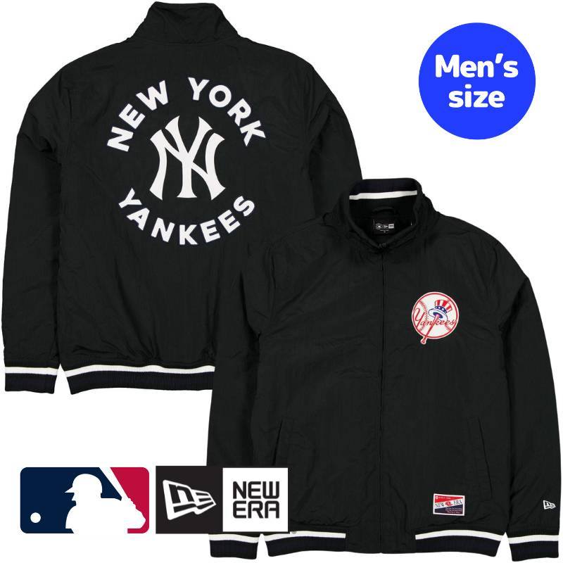 【送料無料】 MLB公式 メンズ アウター コーチジャケット ナイロンジャケット ウィンドブレーカー ジャンパー ニューヨーク・ヤンキース ジャッジ New York Yankees Throwback Nylon Jacket ニューエラ New Era｜USキッズウェア店