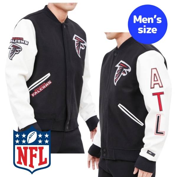 【送料無料】 Pro Standard プロスタンダード NFL公式 メンズ アウター バーシティジャケット スタジャン アメフト アトランタ・ファルコンズ ATLANTA FALCONS CLASSIC WOOL VARSITY JACKET