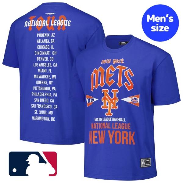 【送料無料】 MLB公式 メジャーリーグオフィシャル メンズ Tシャツ 半袖トップス プロスタンダード Pro Standard 千賀滉大 ニューヨーク・メッツ New York Mets Oversized City Tour T-Shirt