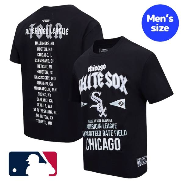 【送料無料】 MLB公式 メジャーリーグオフィシャル メンズ Tシャツ 半袖トップス プロスタンダード Pro Standard シカゴ・ホワイトソックス Chicago White Sox Oversized City Tour T-Shirt