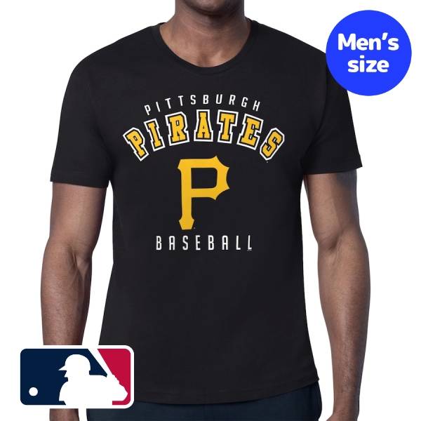 【送料無料】 MLB公式 メジャーリーグオフィシャル メンズ Tシャツ 半袖トップス スターター Starter ピッツバーグ・パイレーツ Pittsburgh Pirates Team Logo T-Shirt 16,931円