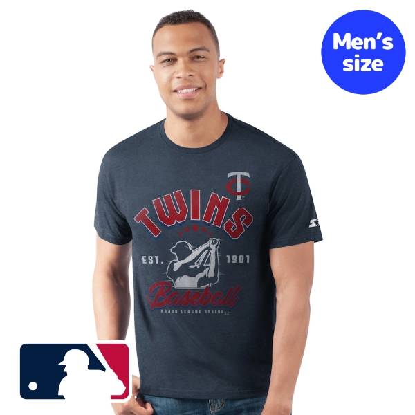 【送料無料】 MLB公式 メジャーリーグオフィシャル メンズ Tシャツ 半袖トップス スターター Starter ミネソタ・ツインズMinnesota Twins Prime Time Batter T-Shirt 14,245円