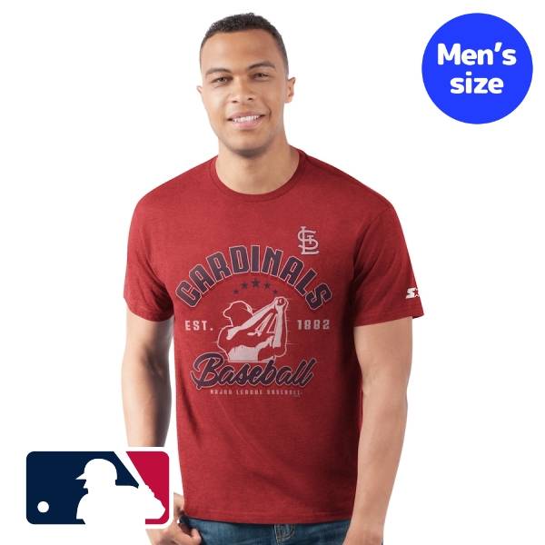 【送料無料】 MLB公式 メジャーリーグオフィシャル メンズ Tシャツ 半袖トップス スターター Starter ヌートバー セントルイス・カージナルス カーディナルス St. Louis Cardinals Prime Time Batter T-Shirt