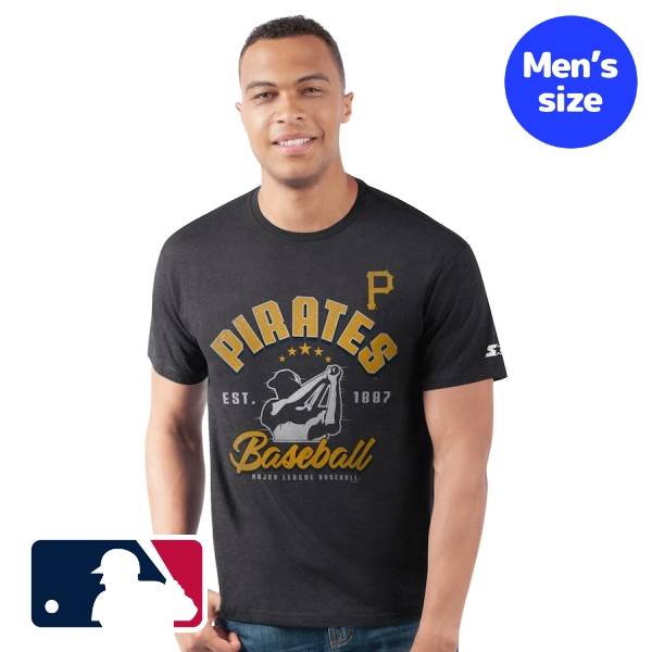 【送料無料】 MLB公式 メジャーリーグオフィシャル メンズ Tシャツ 半袖トップス スターター Starter ピッツバーグ・パイレーツ Pittsburgh Pirates Prime Time Batter T-Shirt
