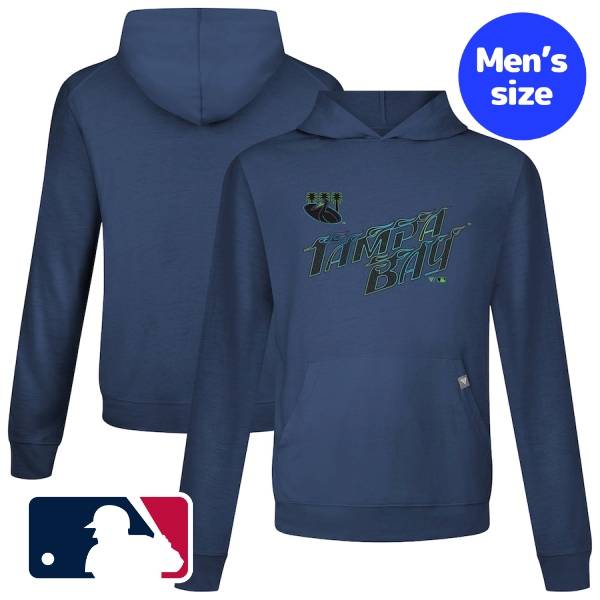 【送料無料】 MLB公式 メジャーリーグオフィシャル メンズ パーカー トレーナー 長袖トップス タンパベイ・レイズ Tampa Bay Rays Levelwear City Connect Relay Core Logo Pullover Hoodie