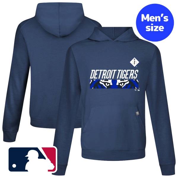 【送料無料】 MLB公式 メジャーリーグオフィシャル メンズ パーカー トレーナー 長袖トップス デトロイト・タイガース Detroit Tigers Levelwear City Connect Relay Core Logo Pullover Hoodie