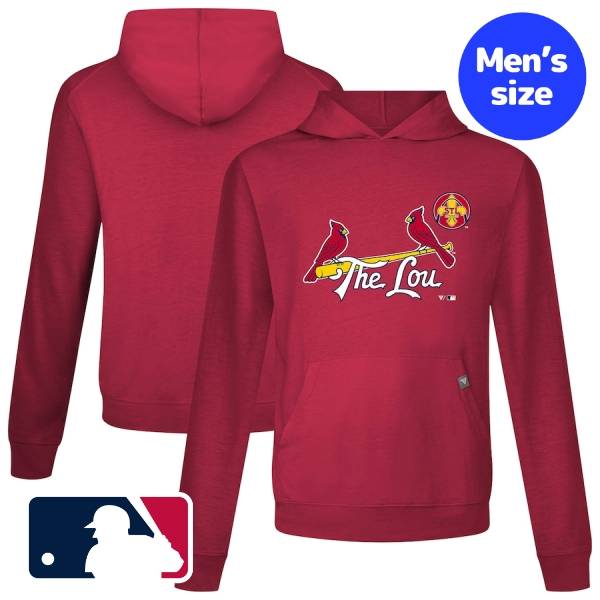 【送料無料】 MLB公式 メジャーリーグオフィシャル メンズ パーカー トレーナー 長袖トップス ヌートバー セントルイス・カージナルス カーディナルス St. Louis Cardinals Levelwear City Connect Relay Core Logo Pullover Hoodie
