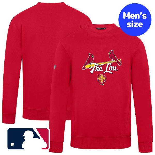 【送料無料】 MLB公式 メジャーリーグオフィシャル メンズ トレーナー 長袖トップス ヌートバー セントルイス・カージナルス カーディナルス St. Louis Cardinals Levelwear City Connect Zane Back Splash Sweatshirt