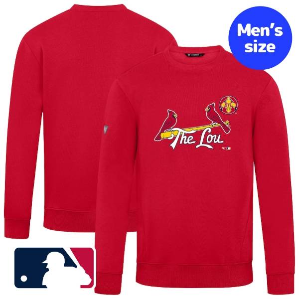 【送料無料】 MLB公式 メジャーリーグオフィシャル メンズ トレーナー 長袖トップス ヌートバー セントルイス・カージナルス カーディナルス St. Louis Cardinals Levelwear City Connect Zane Core Logo Sweatshirt
