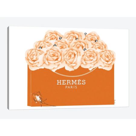 お洒落なオマージュアート Hermes Shopping Bag With Roses Pearls エルメス Hermes キャンバスアート 絵画 インテリア 模様替え 引越し祝い 品質は非常に良い お洒落なオマージュアート Hermes Shopping Bag With Roses Pearls エルメス Hermes キャンバスアート 絵画 インテリア 模様替え 引越し祝い 品質は非常に良い