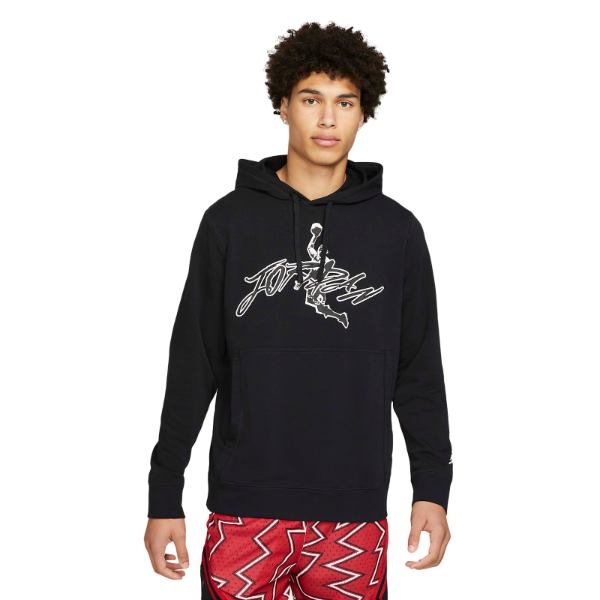 【貨物輸送無料】【メンズ】 Nike ナイキ ジョーダン Jordan Dri-FIT Air French Terry ティーシャツパーカー（Black/White） トップス フーディー アノラック Men\u0027s