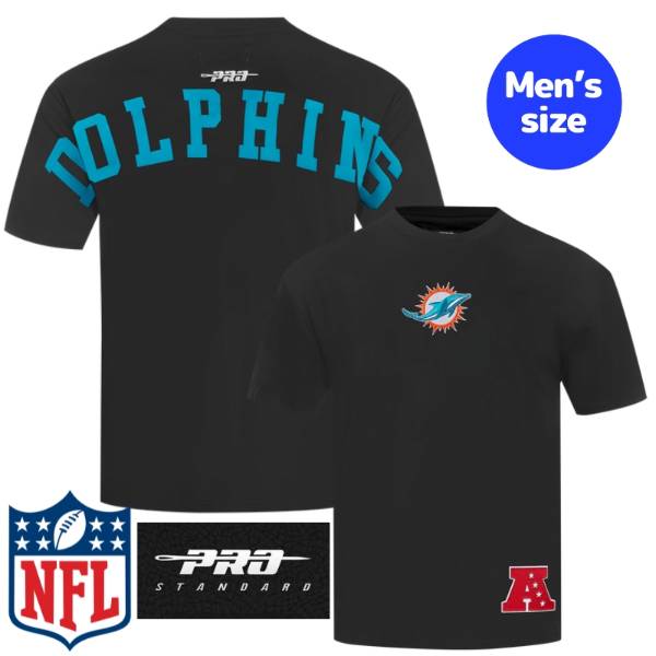 【送料無料】 NFL公式 正規品 メンズ Tシャツ 半袖トップス プロスタンダード Pro Standard マイアミ・ドルフィンズ MIAMI DOLPHINS WINGSPAN MEN'S DROP SHOULDER TEE T-SHIRT