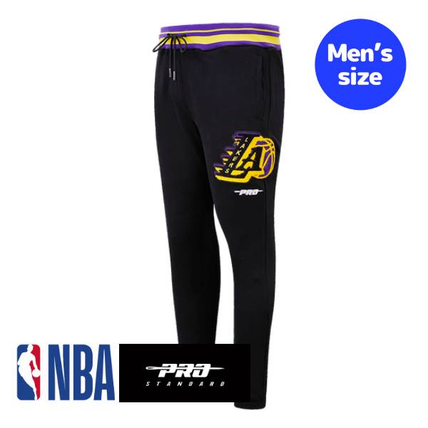 【送料無料】 NBA公式 正規品 メンズ スウェットパンツ ジョガーパンツ ボトムス プロスタンダード Pro Standard ロサンゼルス・レイカーズ レブロン・ジェームズ 八村塁 ルカ・ドンチッチ LOS ANGELES LAKERS MASHUP MEN'S RIB SWEATPANT