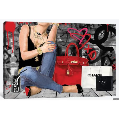 【送料無料】 米国発のお洒落なブランドオマージュアート Soho シャネル CHANEL キャンバスアート 絵画 インテリア 模様替え 引越し祝い 新築祝い 開店祝い ギフト プレゼント 待合室 会議室 52,800円