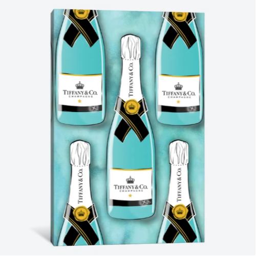 【送料無料】 米国発のお洒落なブランドオマージュアート Tiffany Bottles ティファニー Tiffany キャンバスアート 絵画 模様替え 引越し祝い 新築祝い 開店祝い ギフト プレゼント 待合室 会議室