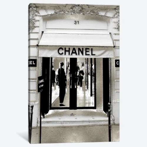 【送料無料】 米国発のお洒落なブランドオマージュアート Designer Entrance II シャネル CHANEL キャンバスアート 絵画 インテリア 模様替え 新築祝い 開店祝い ギフト プレゼント 待合室 会議室