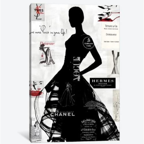 【送料無料】 米国発のお洒落なブランドオマージュアート High Fashion III シャネル CHANEL キャンバスアート 絵画 模様替え 引越し祝い 新築祝い 開店祝い ギフト プレゼント 待合室 会議室