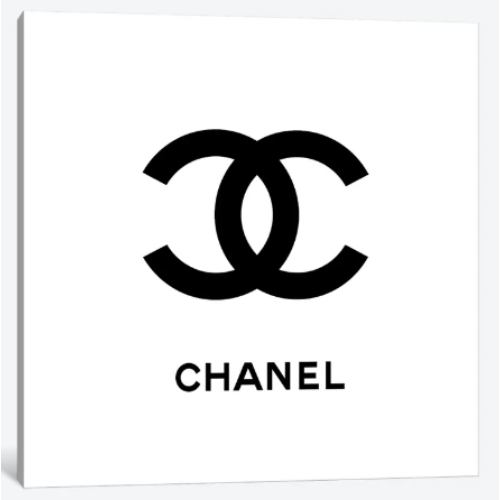 【送料無料】 米国発のお洒落なブランドオマージュアート Chanel White シャネル CHANEL キャンバスアート 絵画 インテリア 模様替え 引越し祝い 新築祝い 待合室 会議室